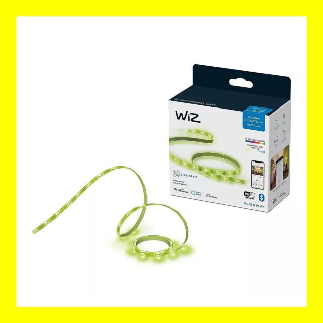 WiZ Color Smart Starter Kit Kit de luces de tira WiFi conectadas de 2M...