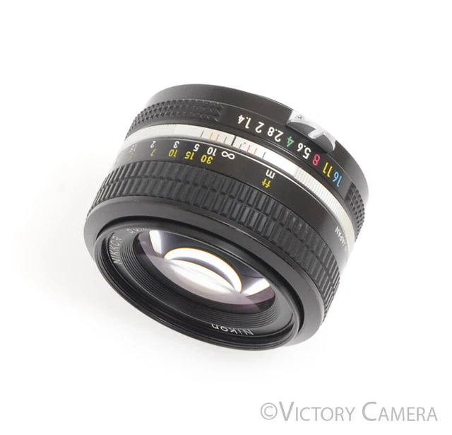 NIKON 50MM F1.4 Nikkor Late Model nonAi Manual Focus Prime Lens Clean