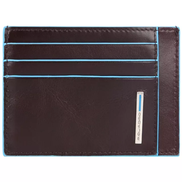 Piquadro Blue Square Kreditkartenetui RFID Leder 11,5cm #PQR-PP2762B2R (mahogany