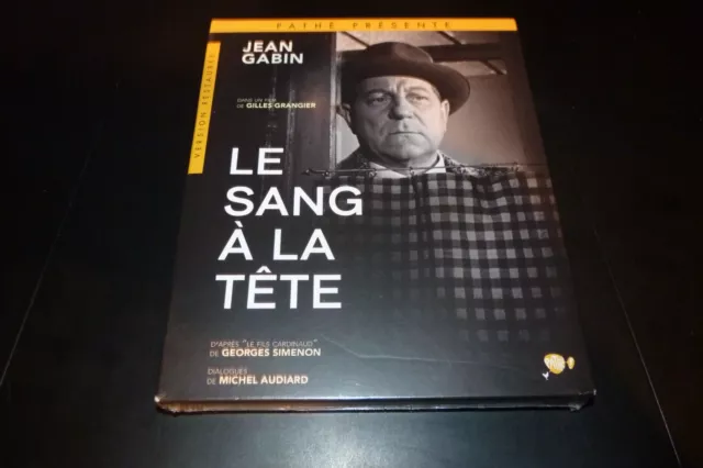 COFFRET BLU-RAY + DVD NEUF "LE SANG A LA TETE" Jean GABIN / Gilles GRANGIER