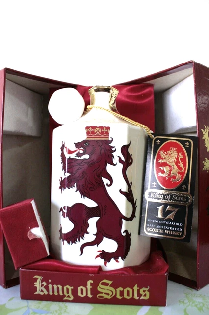Whisky King Of Scots 17 Years Ceramica Con Box