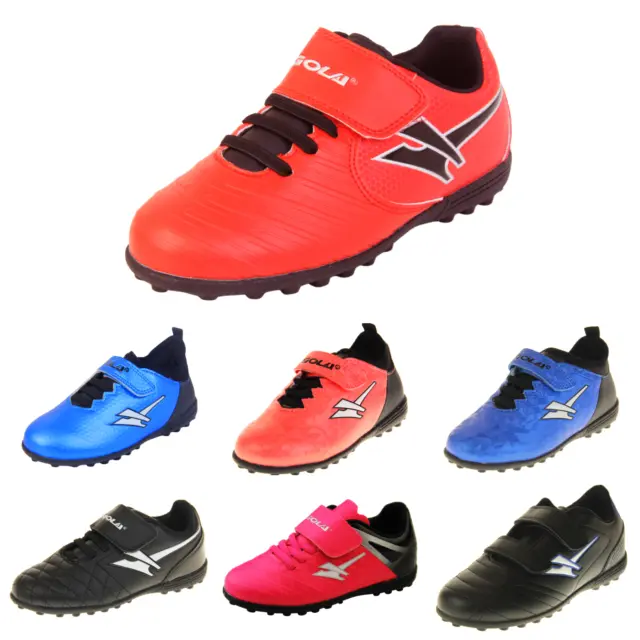 Boys GOLA Astro Turf Kids Sports Pitch Fitness Shoes Football Trainers Size 7-6