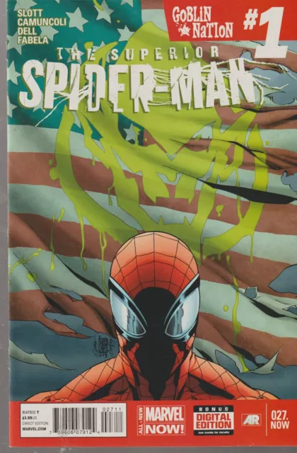 Marvel Comics Superior Spiderman #27 (2014) 1St Print Marvel Now Vf+