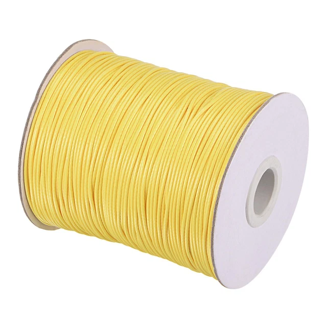 Perlen Armband Webart Weben Handarbeit Faden 1,2mm 158M/Rolle (172 Yards) gelb