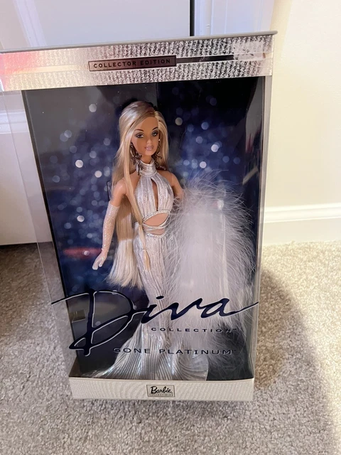 Sealed Nib 2001 Mattel Barbie Diva Collection Gone Platinum Doll 52739