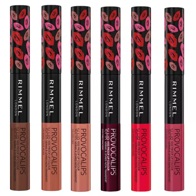 RIMMEL Provocalips 16Hr Kiss Proof Long Lasting Double Ended Lip Colour 7ml