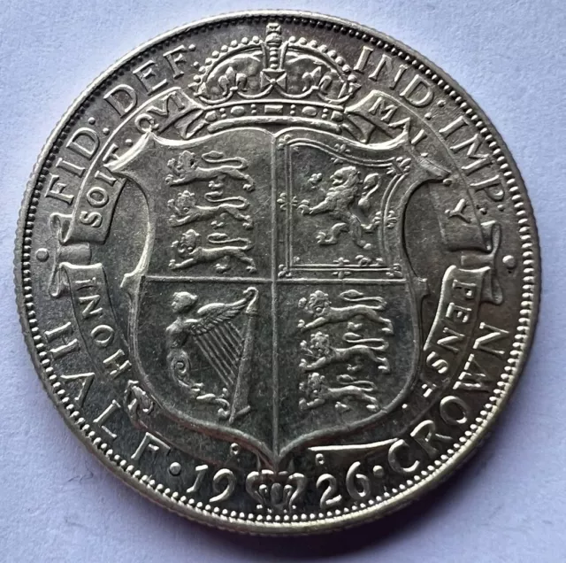 1926 Half Crown - George V. - Very High Grade Uncirculated Coin