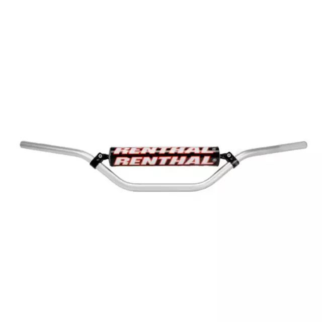 RENTHAL MANUBRIO 7/8 693 ENDURO 22,2mm TRAVERSINO MOTO CROSS SILVER