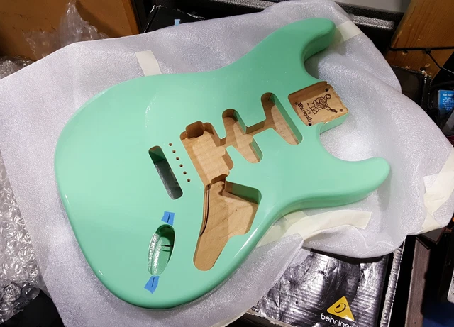 ギター Warmoth Neck Body KOOY GUITARS Hard Aged 7/8 Warhead neck for use with Warmoth 7/8 S and T-style