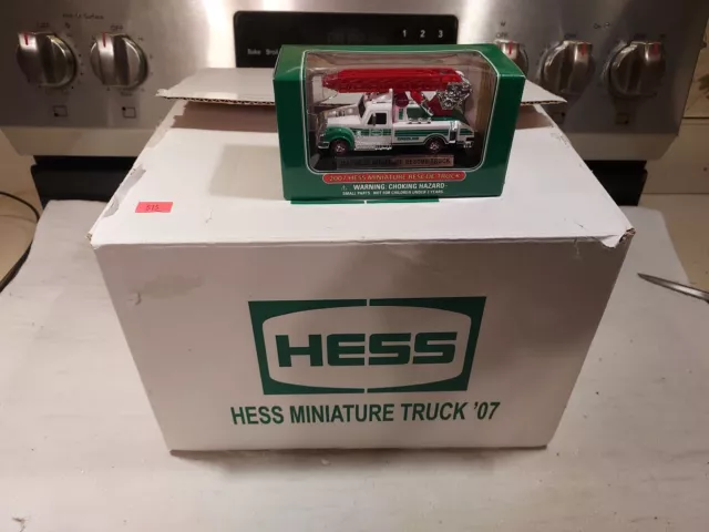 FACTORY SEALED HESS MINIATURE MINI 2007 RESCUE TRUCK NEW IN BOX from a full case