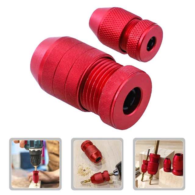 2 Pcs Drill Bit Collar Drill Stopper Step Drill Bit Metal