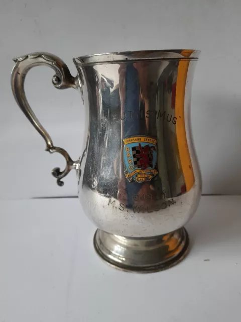 BRDC trophy 1949. British racing drivers club Sleuths mug award.