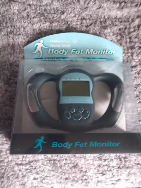 Handheld Körperfettmonitor Lloyds Apotheke BMI Gewichtsverlust Monitor Neu in Verpackung