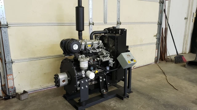 Diesel hydraulic power unit