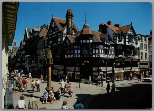 The Cross Chester England Postcard Posted