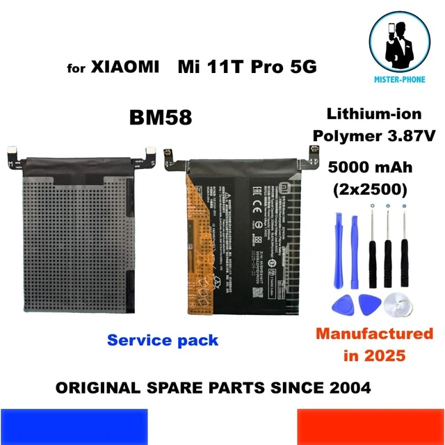 Batterie De Rechange Pour Xiaomi Mi 11 Ultra Et Mi 11 Pro - Modèle BM55 + Outils De Montage