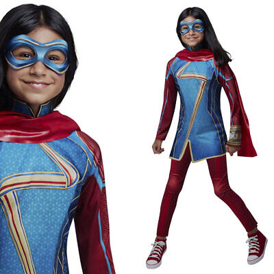 Costume Ms Marvel Ragazze Bambini Abito Fantastico Ufficiale Con Licenza