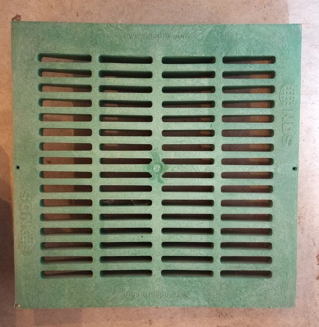 18" Catch Basin Grate, Green, NDS 1812