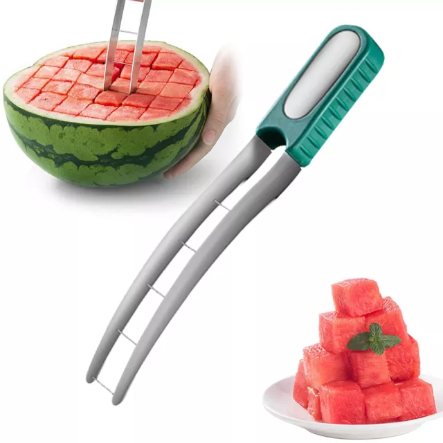 Watermelon Slicer Fruit Cutter Windmill Kitchen Utensils Gadgets Stainless Steel 3