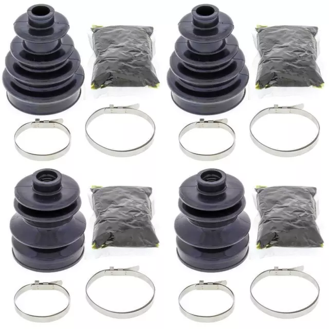 Complete Rear Inner & Outer CV Boot Repair Kit for Polaris RZR 800 2008-2010