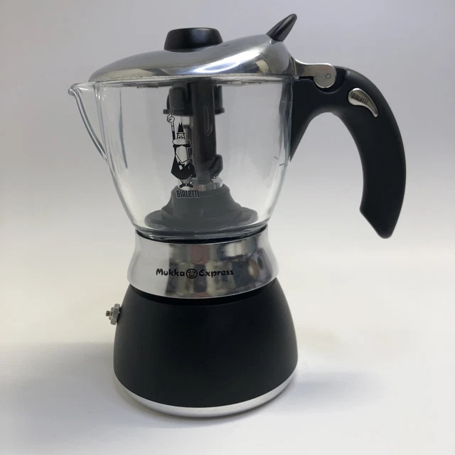 BIALETTI MUKKA EXPRESS Vetro glass Cappuccino Espresso Maker for Stovetop EUR 126 39 PicClick FR