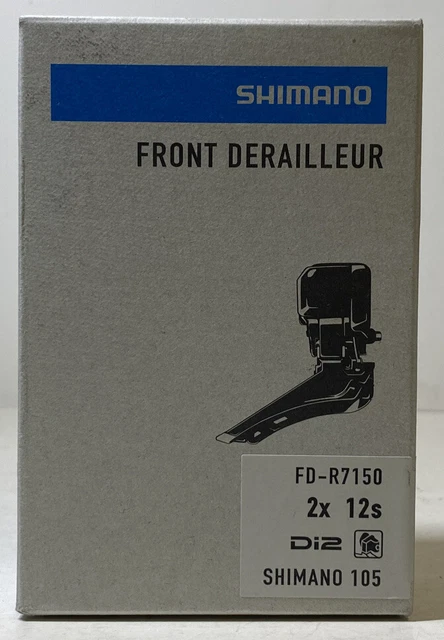 Shimano 105 FD-R7150 Di2 Front Derailleur Braze-on 12s. BRAND NEW Shimano 105 FD-R7150 Di2 Front Derailleur Braze-on 12s. BRAND NEW