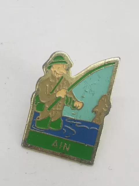 Pin's Vintage Pins Collector Advertising Fishing Fisherman Lot