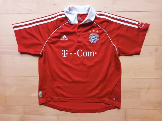 Adidas FC Bayern München 2006/2007 Heim Home Trikot rot Youth M Kinder Gr. 152