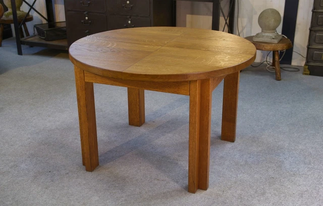Table sur mesure LYON - Chêne massif et pieds en métal
