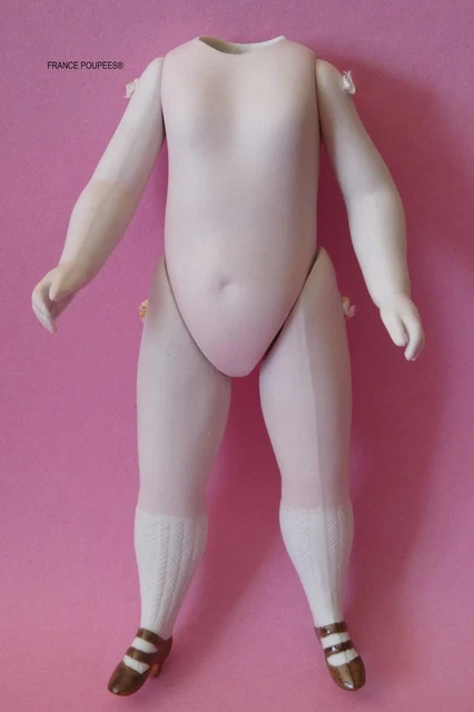 Petit Corps De Poupée Mignonnette En Porcelaine 12cm - FRANCE POUPEES - Neuf
