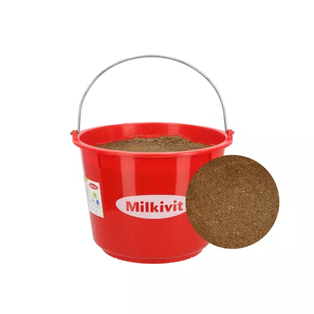 Milkivit Leckeimer Gras Magnesium Leckmasse für Rinder Mineralfutter 25 kg Eimer