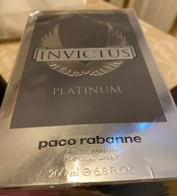 Invictus Paco Rabanne Eau De Parfum  Vaporisateur 200 Ml Neuf Sous Blister