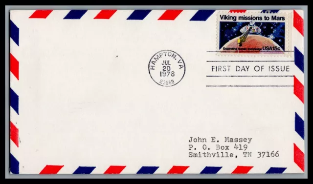 US FDC  # 1759 15c Viking Mission To Mars  none  1978, 9M714