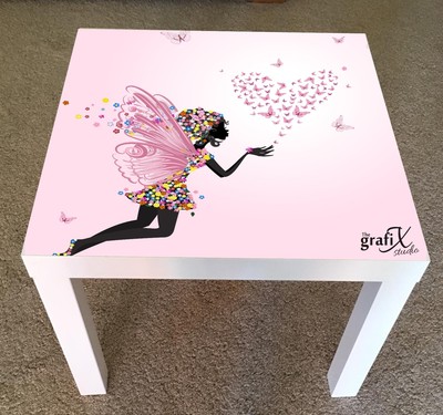 Autocollant Vinyle Autocollant IKEA Cadre Taille-Personnalisé-Fée papillons Sun 