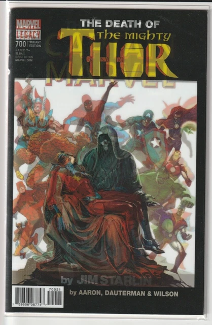 Mighty Thor Vol 2 #700 Cover B Variant Stephanie Hans Lenticular Homage