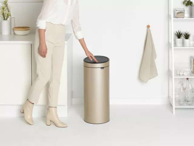 brabantia TOUCH BIN 30 Abfallsammler Mülleimer Abfalleimer Papierkorb Tonne 2