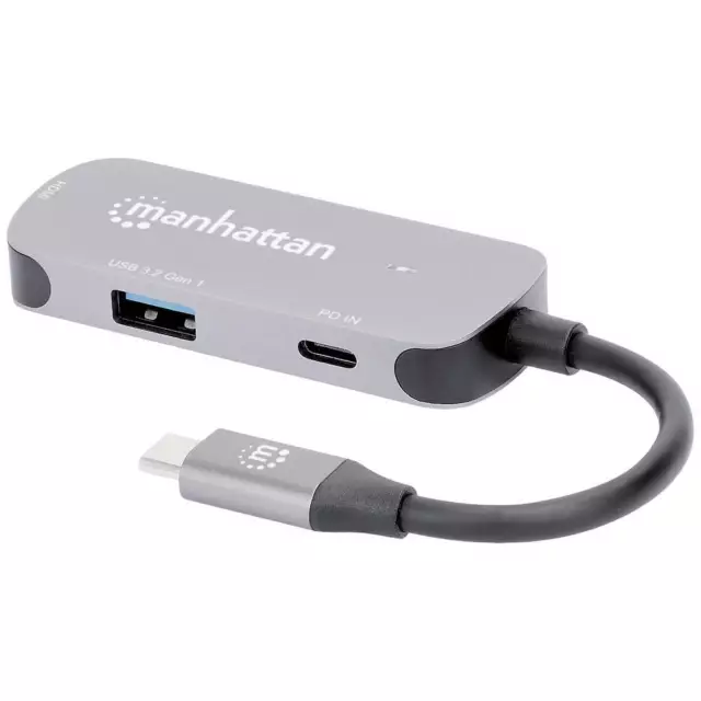 Manhattan Station daccueil pour ordinateur portable USB-C auf HDMI 3-in-1