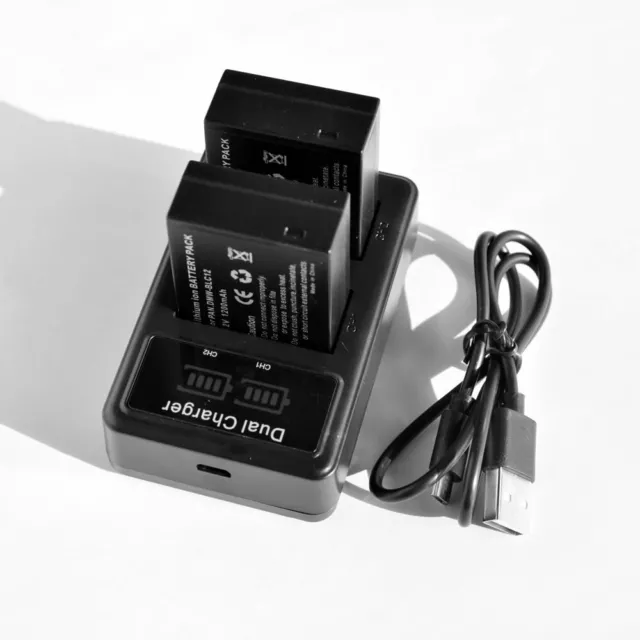Battery Or LCD USB Charger for Panasonic DMW-BLC12 | DMC-FZ2500 G81 G85 1065105 3