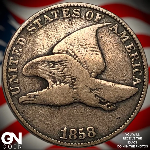1858 Flying Eagle Cent  Q3652