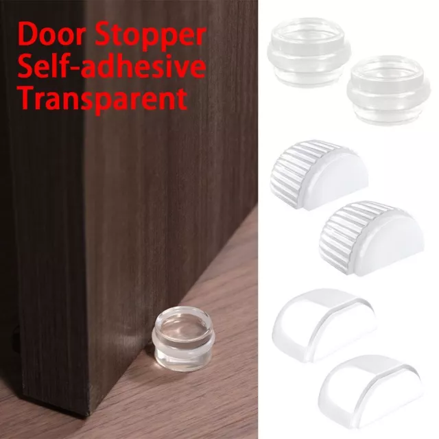 Tappo porta trasparente ad aspirazione forte supporto da pavimento protezioni da parete fermo porta