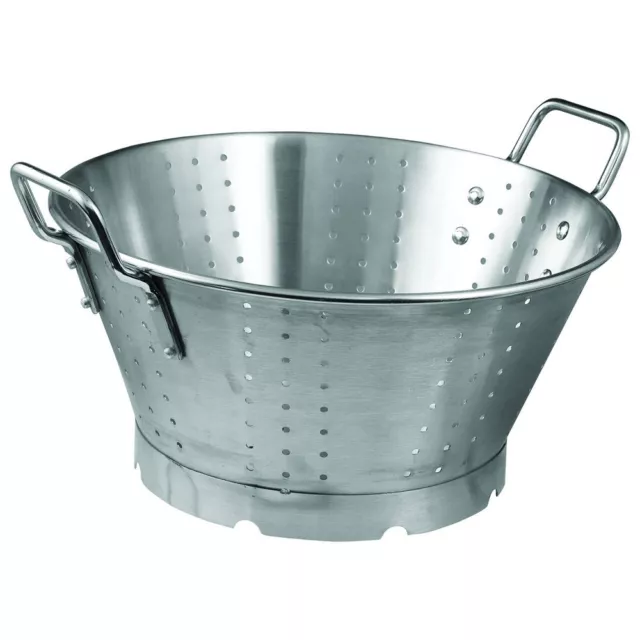 Winco SLO-16, 16-Quart Stainless Steel Colander with Base