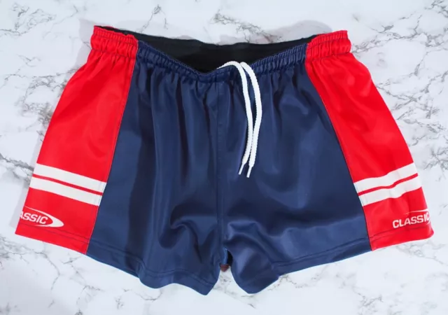 Men's Nrl Classic Sportswear Sydney Roosters Rugby League Shorts Size Med 34"