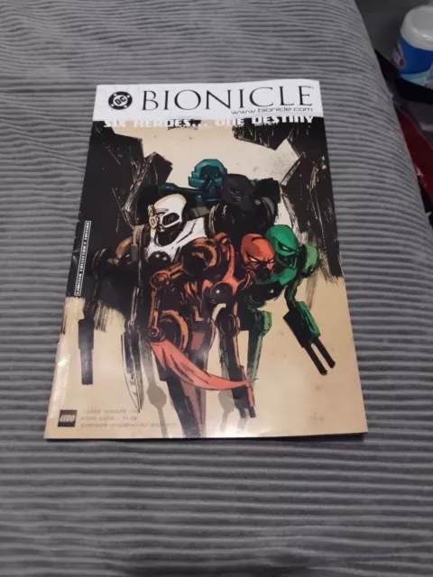 Bionicle Six Heroes One Destiny #1 Limited Collectors Edition FN/VF DC RARE
