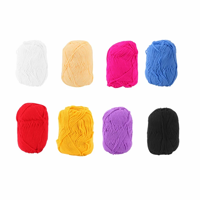 Cotton Blends Sweater Hat Gloves Crochet Knitting Yarn String 100g 2pcs