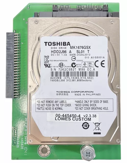 Genuine OEM Hobart HLX Deli Scale Internal Hard Drive HDD Toshiba160GB