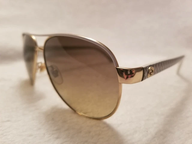 GUCCI GG 4239/S Optyl / Metal Aviator Sunglasses Dzbed Ivory  display picture 1