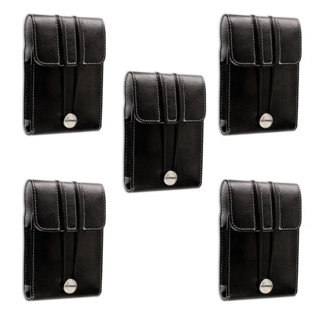 Pack of 5 Garmin Universal Leather Carry Case Cover For 3.5" & 4.3" GPS Sat Nav
