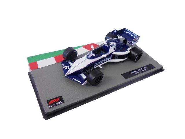 Voiture Formule 1 1:43 Brabham BT55 #7 Riccardo Patrese 1986 - Modèle Métal Collection Ixo Altaya OPO 10