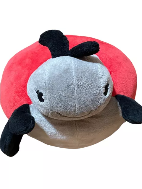 Cloud-b Ladybug 13" Fat Round Pouf Poof Stuffed Plush Pillow Toy Unique