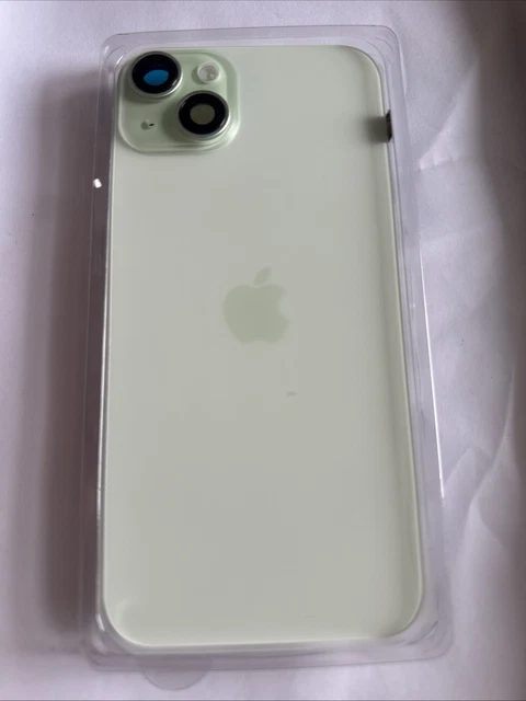 Vitre Arrière Complète Avec Nappe NFC Pour IPhone 15 Plus - Blanc - Neuf